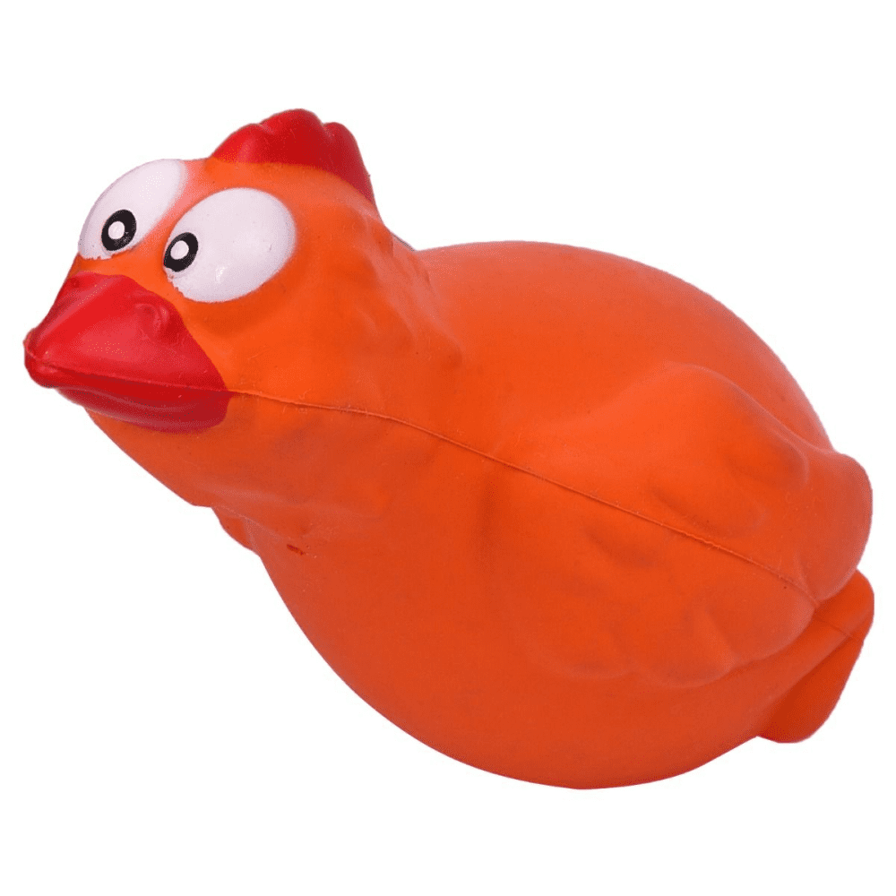 Glenand Active Rubber Squeaky Chicken Toy for Dogs