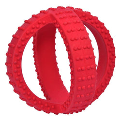 Glenand Active Rubber Dental Cross Ball Toy for Dogs