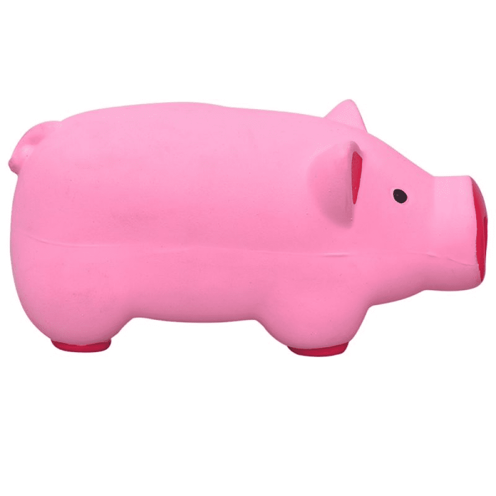 Glenand Active Latex Stuffed Grunter Cuty Pig Toy for Dogs