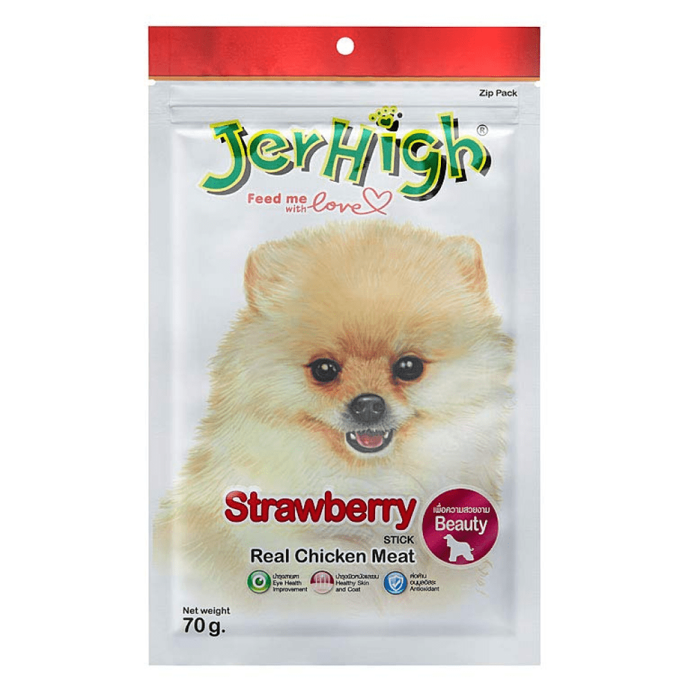 JerHigh Chicken Strawberry Dog Treats