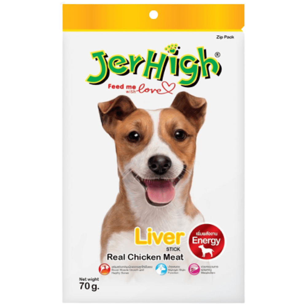 JerHigh Chicken Liver Stick Dog Treats Dog Treats + Others Jerhigh 70g