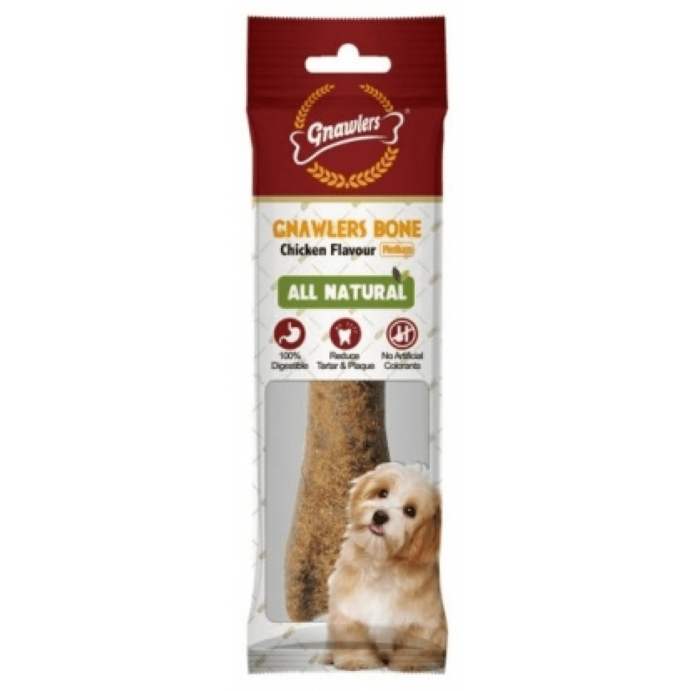 Gnawlers Chicken Bone Dog Treats (5 inch)
