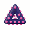 Kong Dotz Triangle Toy for Dogs Dogs-Toys Kong S