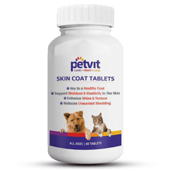 Petvit Skin & Coat Tablets for Dogs and Cats