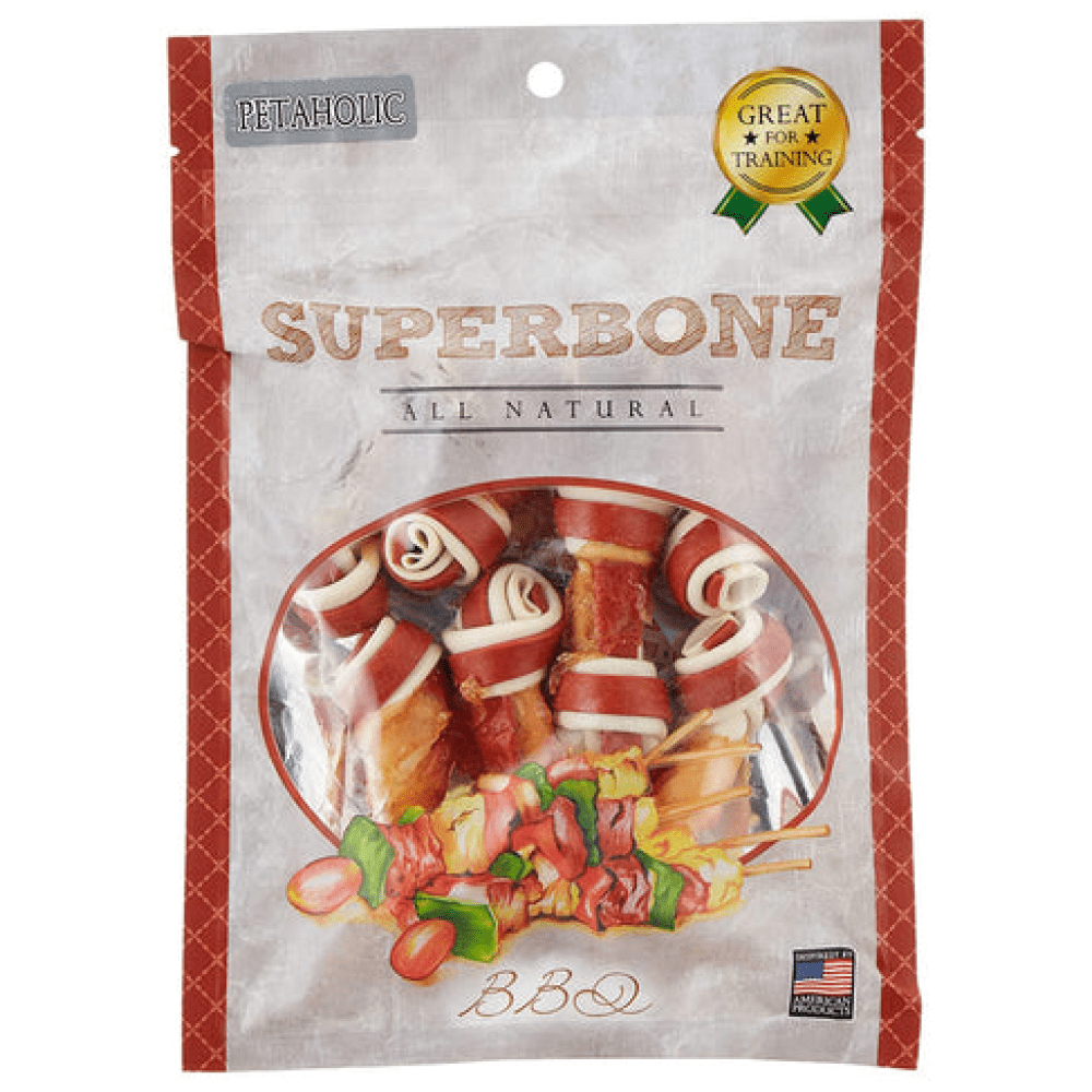 Super Bone Chicken BBQ Dog Treats Dog Treats + Others Super Bone 7pcs