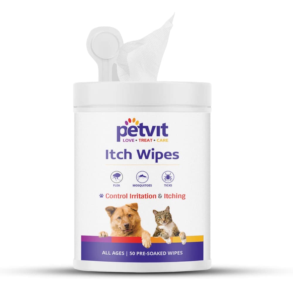 Petvit Itch Wipes for Dogs and Cats