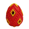 Pawsindia Egg Bell Toy for Dogs (Red) Dogs-Toys Pawsindia Red