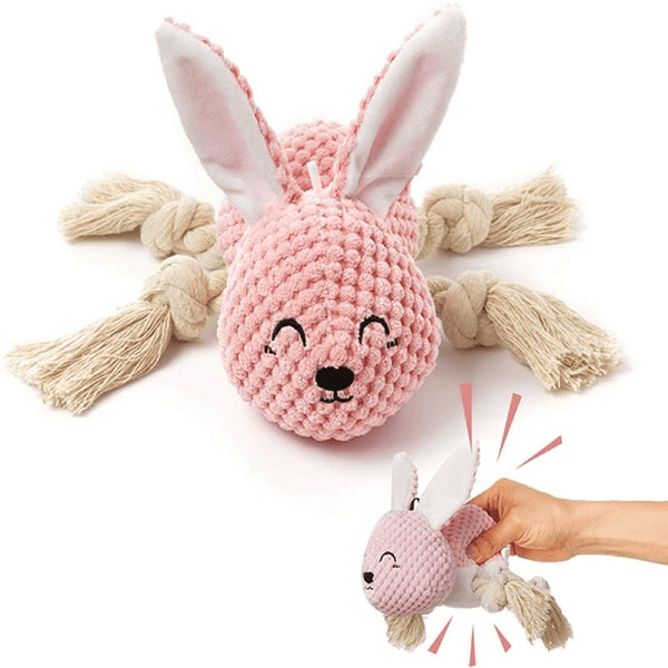 Pawsindia Sleepy Bunny Toy for Dogs