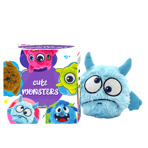Pawsindia Trembling Monster Toy for Dogs (Blue)