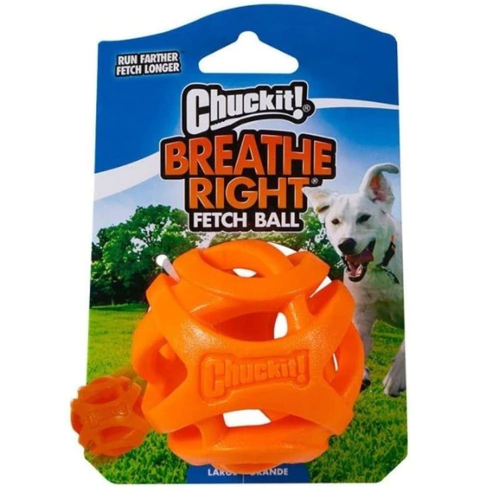 Chuckit! Breath Right Fetch Toy for Dogs | For Medium Chewers