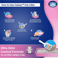 Catsan Ultra Odour Control Clumping Litter for Cats