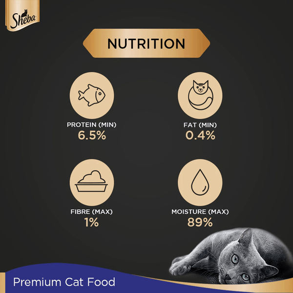Me O Tuna & Sardine in Jelly Kitten and Sheba Chicken Loaf Rich Premium Adult Fine Cat Wet Food Combo