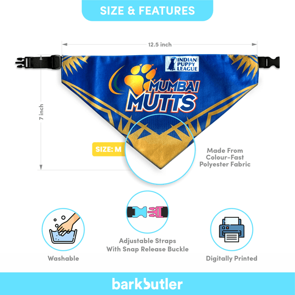Barkbutler Mumbai Mutts Bandana for Dogs