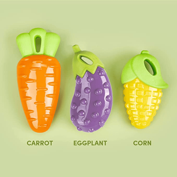 Barkbutler x Fofos Vegi Bites Corn Squeaky Toy for Dogs