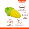 Barkbutler x Fofos Vegi Bites Corn Squeaky Toy for Dogs Dogs-Toys Barkbutler