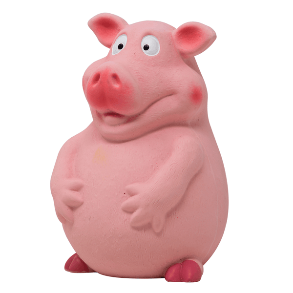 Barkbutler x Fofos Latex Bi Pig Toy for Dogs
