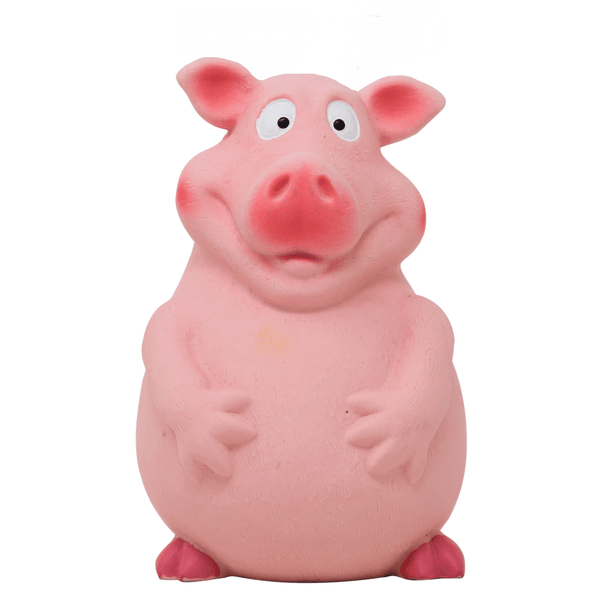 Barkbutler x Fofos Latex Bi Pig Toy for Dogs