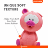 Barkbutler x Fofos Latex Bi Small Pig Toy for Dogs Dogs-Toys Barkbutler