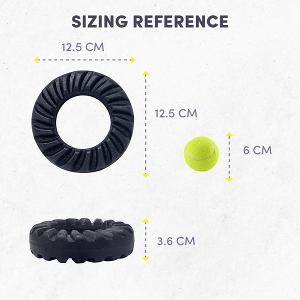 Barkbutler x Fofos Tyre Toy for Dogs