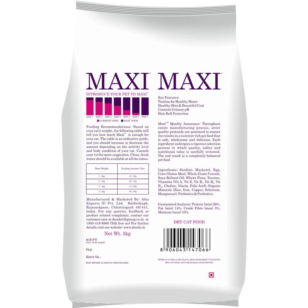 Maxi Perisan Adult Cat Dry Food