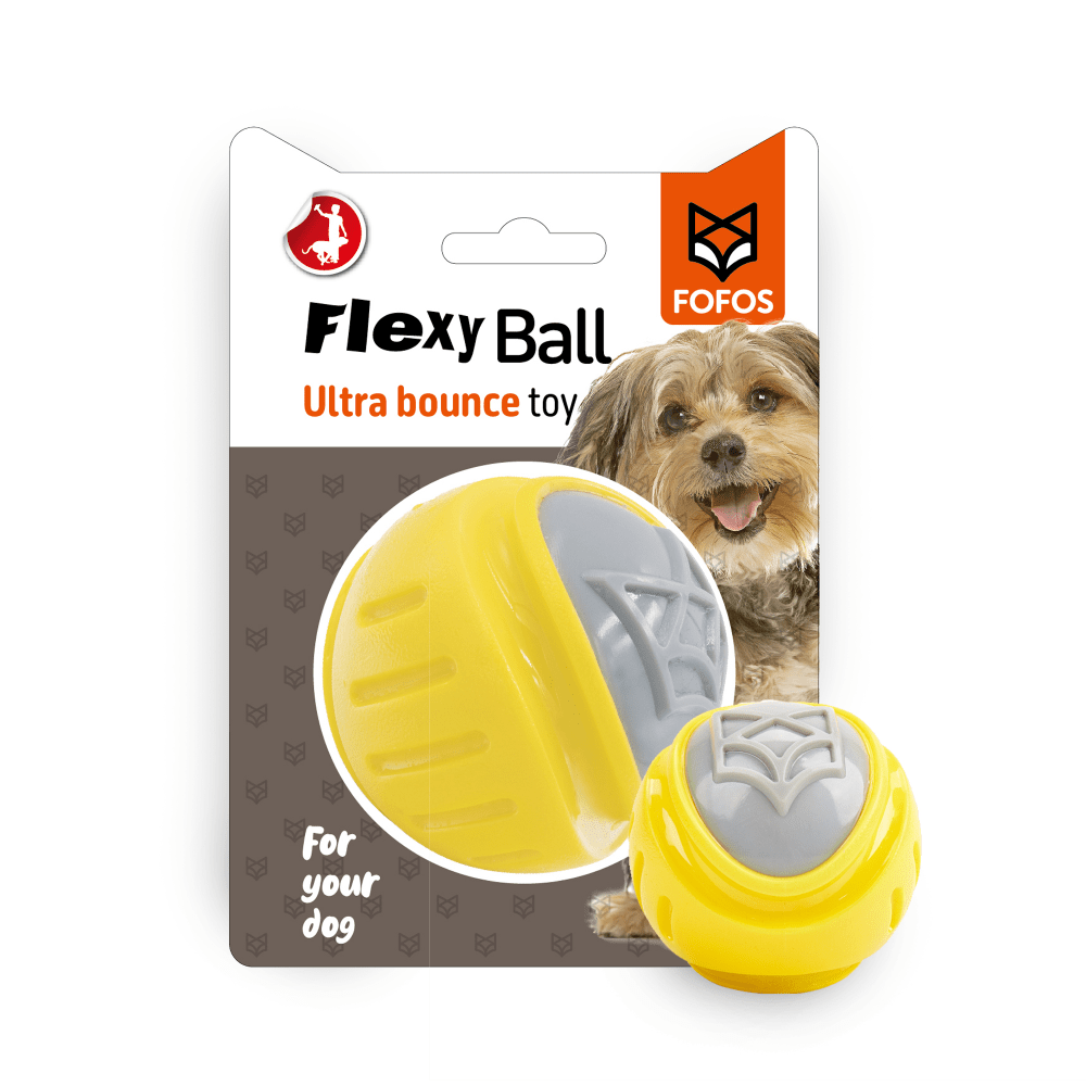 Barkbutler Fofos Flexy Ball Ultra Bounce Toy for Dogs