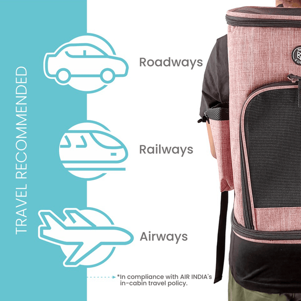 Fofos Comfort Premium Outdoor Carrier for Dogs and Cats