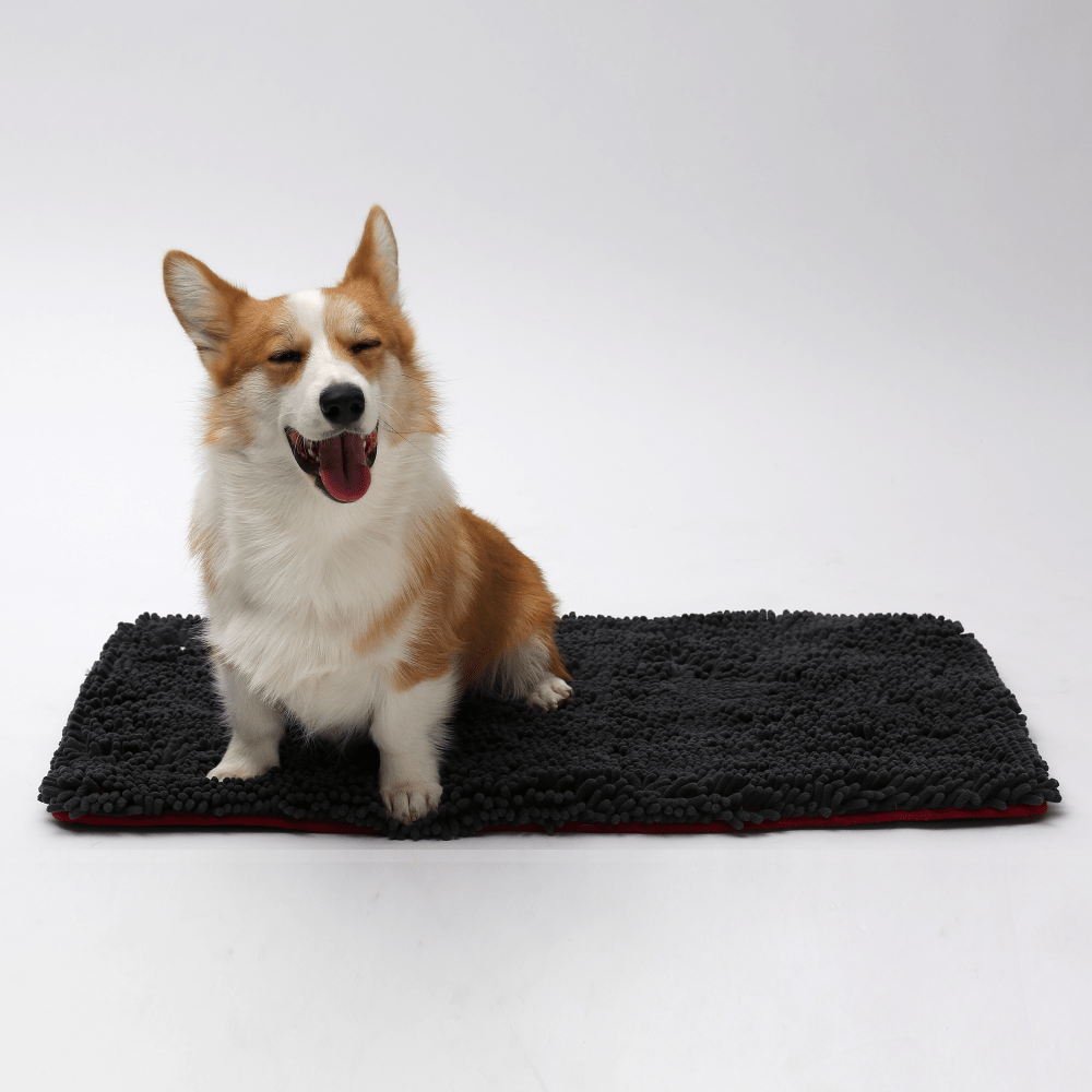 Fofos Chenille Memory Foam Mat for Dogs and Cats (Grey)
