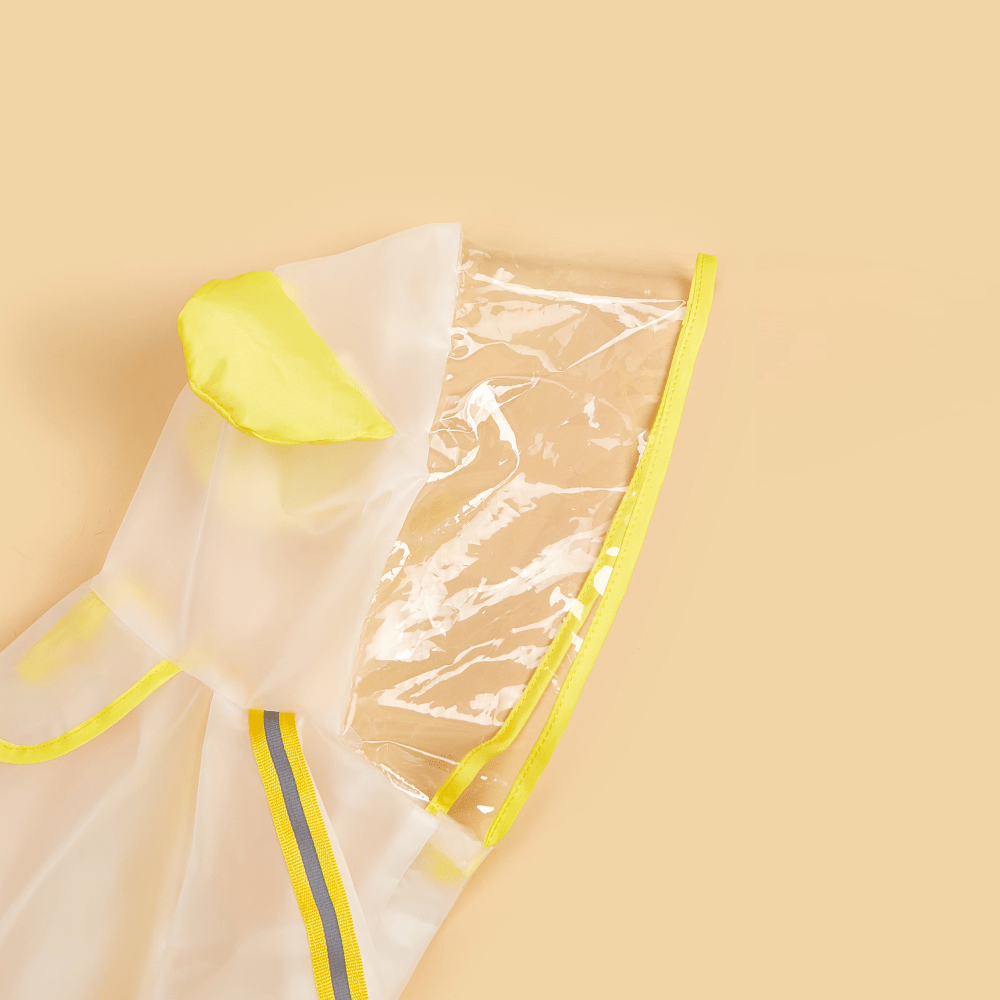 Barkbutler x Fofos Four Leg Yellow Raincoat for Dogs (Button Up Style) Dogs-Clothing & Accessories Barkbutler