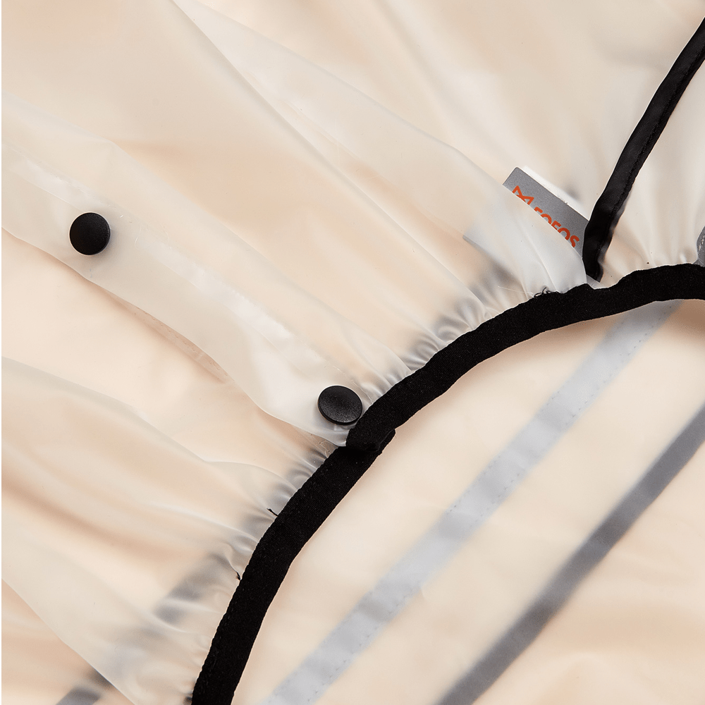 Barkbutler x Fofos Four Leg Black Raincoat for Dogs (Button Up Style) Dogs-Clothing & Accessories Barkbutler