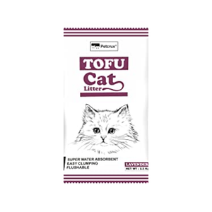 Petcrux Exclusive Organic Tofu Lavender Scented Cat Litter