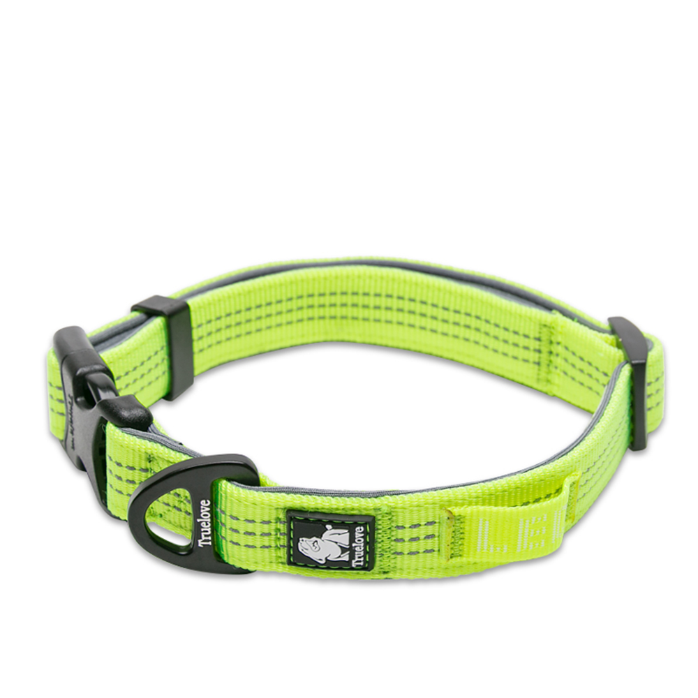Truelove Padded Collar for Dogs (Neon yellow)