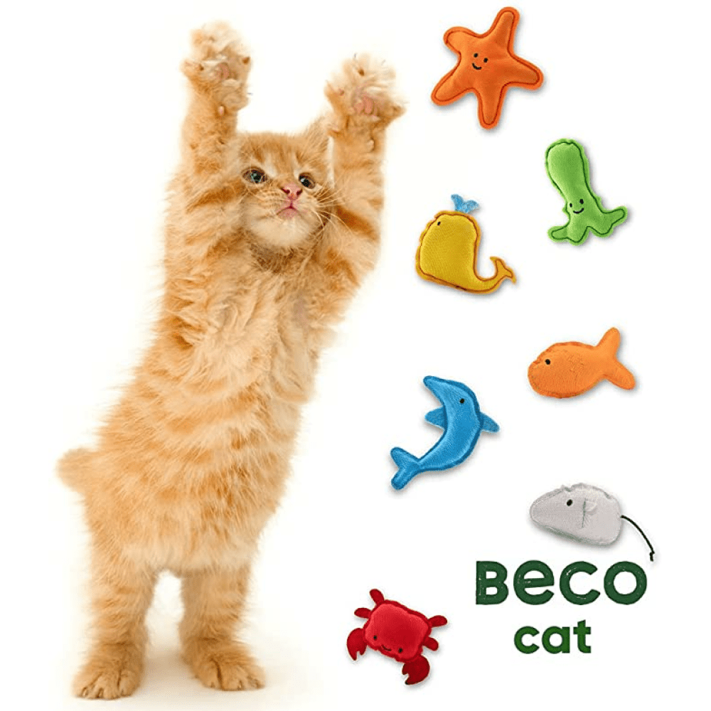 Beco Squid Shaped Catnip Toy for Cats