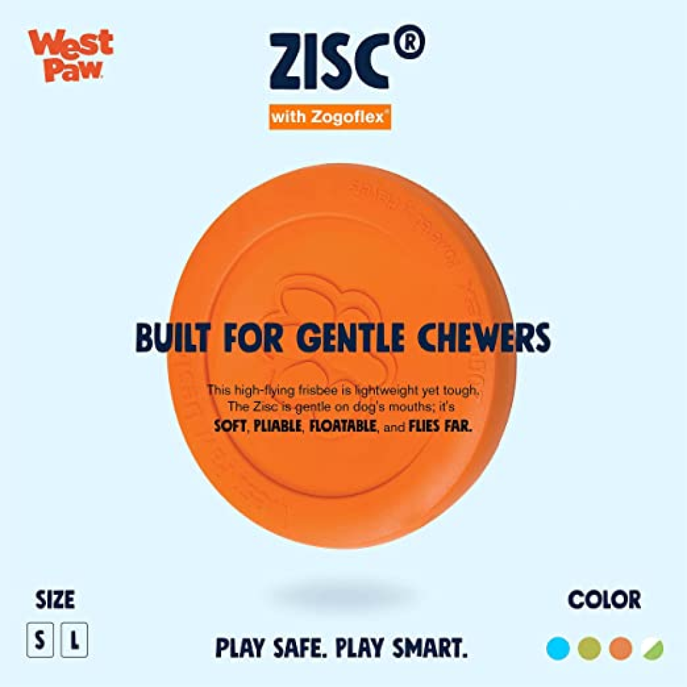West Paw Design Tangerine Zisc
