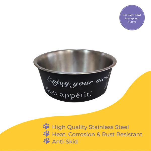Captain Zack Bol Baby Bowl Bon Appetit for Dogs (700ml) Special Offer