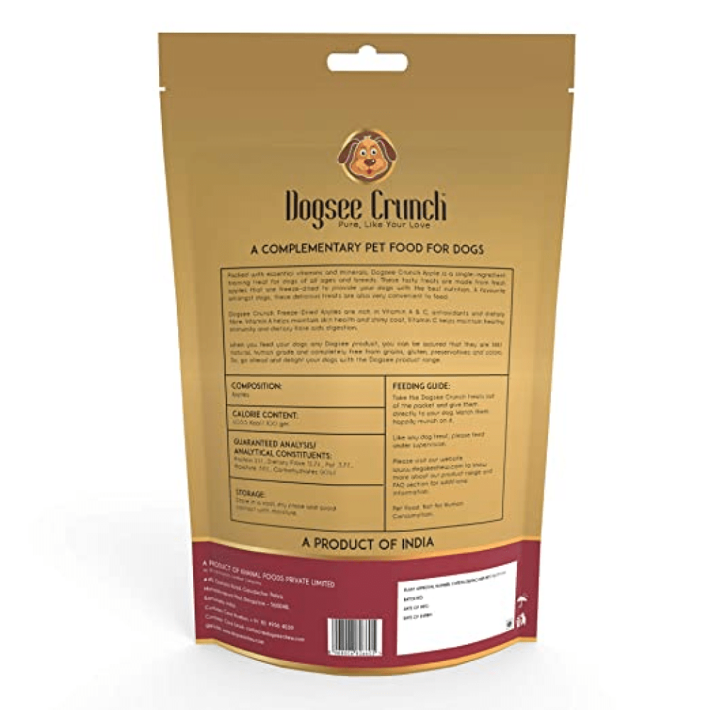 Dogsee Crunch Freeze Dried Apple Dog Treats Dog Treats + Others Dogsee Chew