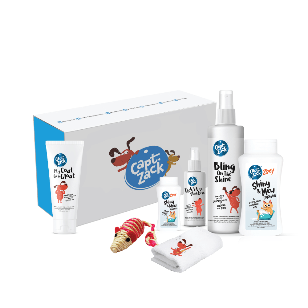 Captain Zack The Cat Groom Box for Cats