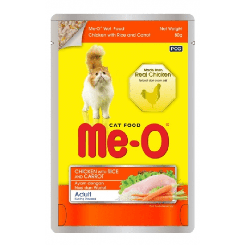 Me O Chicken with Rice & Carrot Adult Cat Wet Food Cats-Wet Food Me O