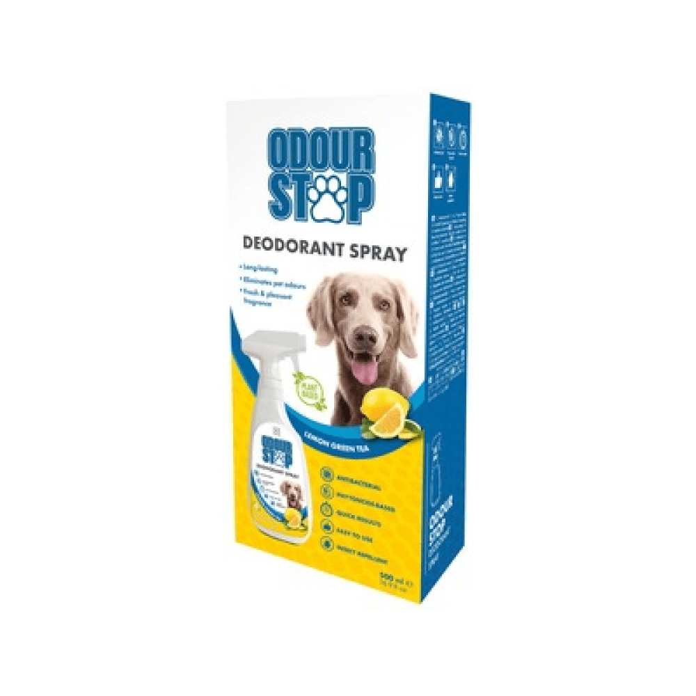 M Pets Odour Stop Deodorant Spray for Dogs and Cats (Lemon Green Tea)
