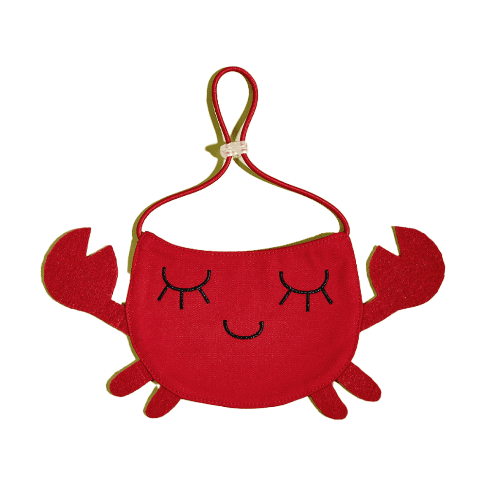 Barkbutler Fofos Cute Crab Bib for Pets