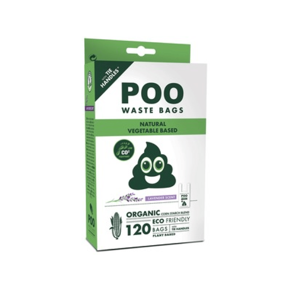 M Pets POO Natural Vegetable Based Waste Bags for Dogs (Lavender Scented) Dogs-Health & Wellness M Pets 8x15pcs