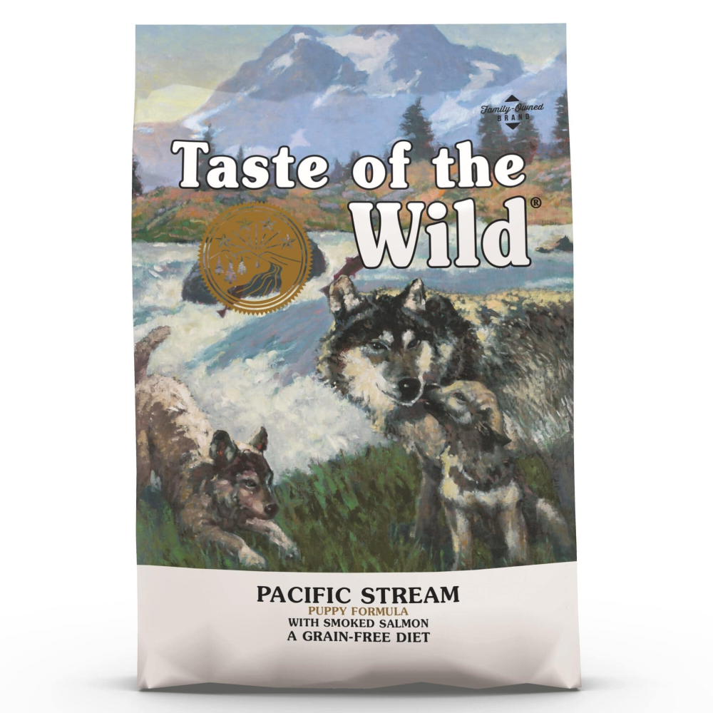 Taste of the Wild Pacific Stream Smoked Salmon Puppy Dog Dry Food | Grain Free Formula (Limited Shelf Life) Dogs- Dry Food Taste of the Wild 12.2kg