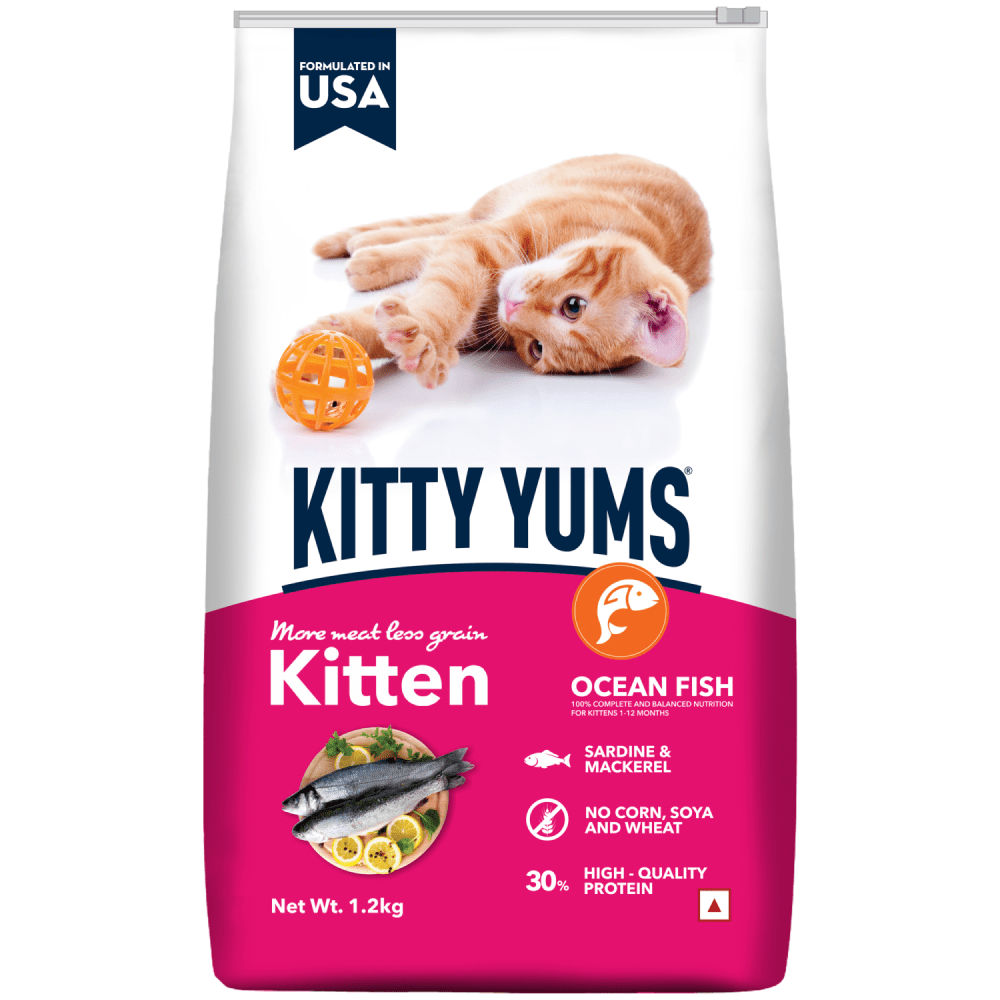 Kitty Yums Ocean Fish Kitten (1-12 Months) Cat Dry Food