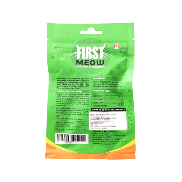 First Meow Chicken Sandwich Cat Treat