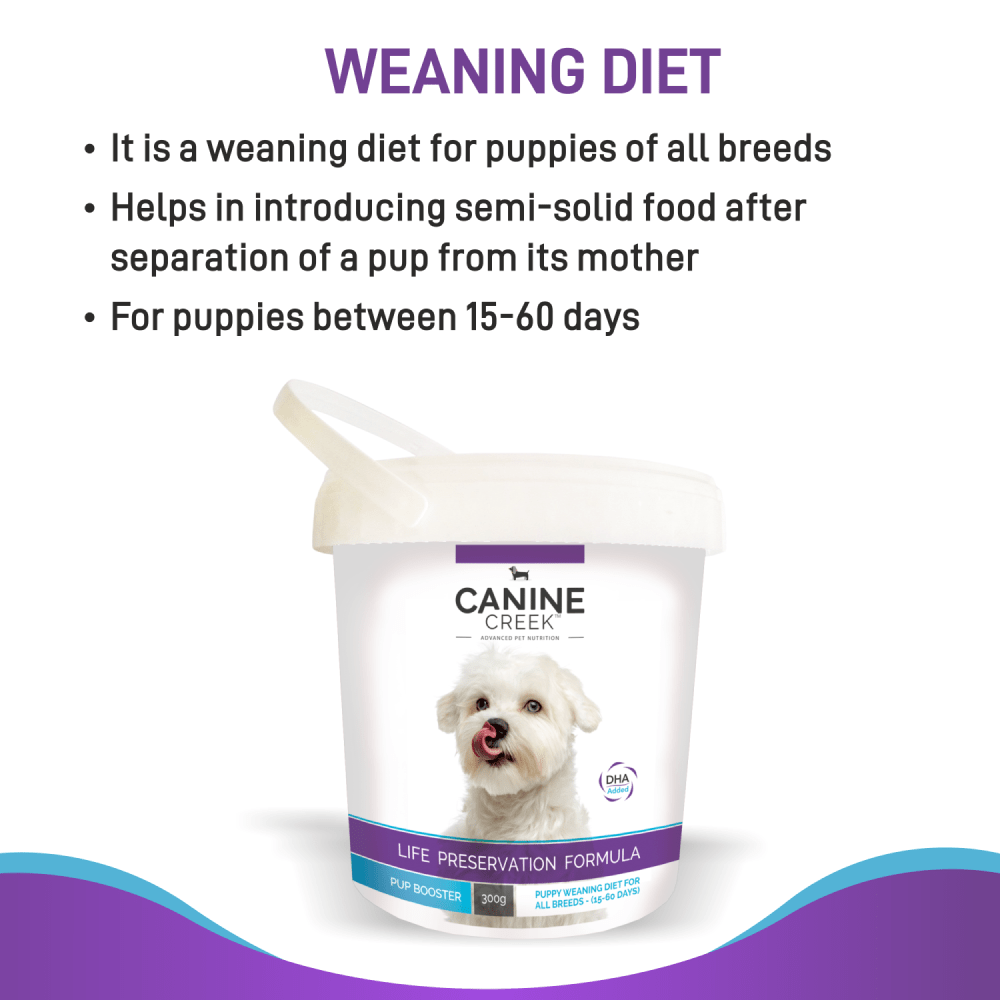 Canine Creek Pup Booster Puppy Weaning Diet for All Breeds Dogs-Health & Wellness Canine Creek