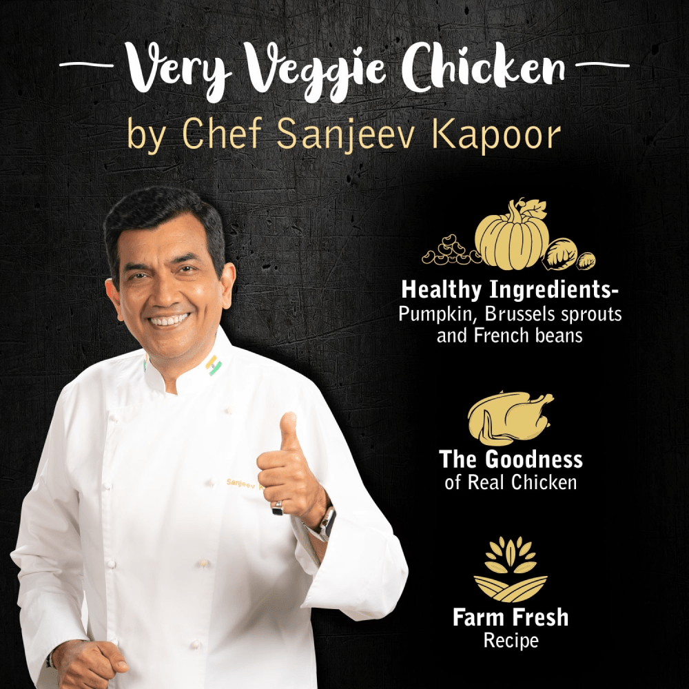 Drools Gourmet Bites Sanjeev Kapoor Recipe Very Veggie Chicken Adult Dog Wet Food