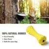Goofy Tails Dumbbell Treat Dispensing Interactive Toys and Strawberry shaped Natural Rubber Chew Toy for Dogs Combo Dogs-Toys Goofy Tails