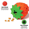 Goofy Tails Dumbbell Treat Dispensing Interactive Toys and Strawberry shaped Natural Rubber Chew Toy for Dogs Combo Dogs-Toys Goofy Tails