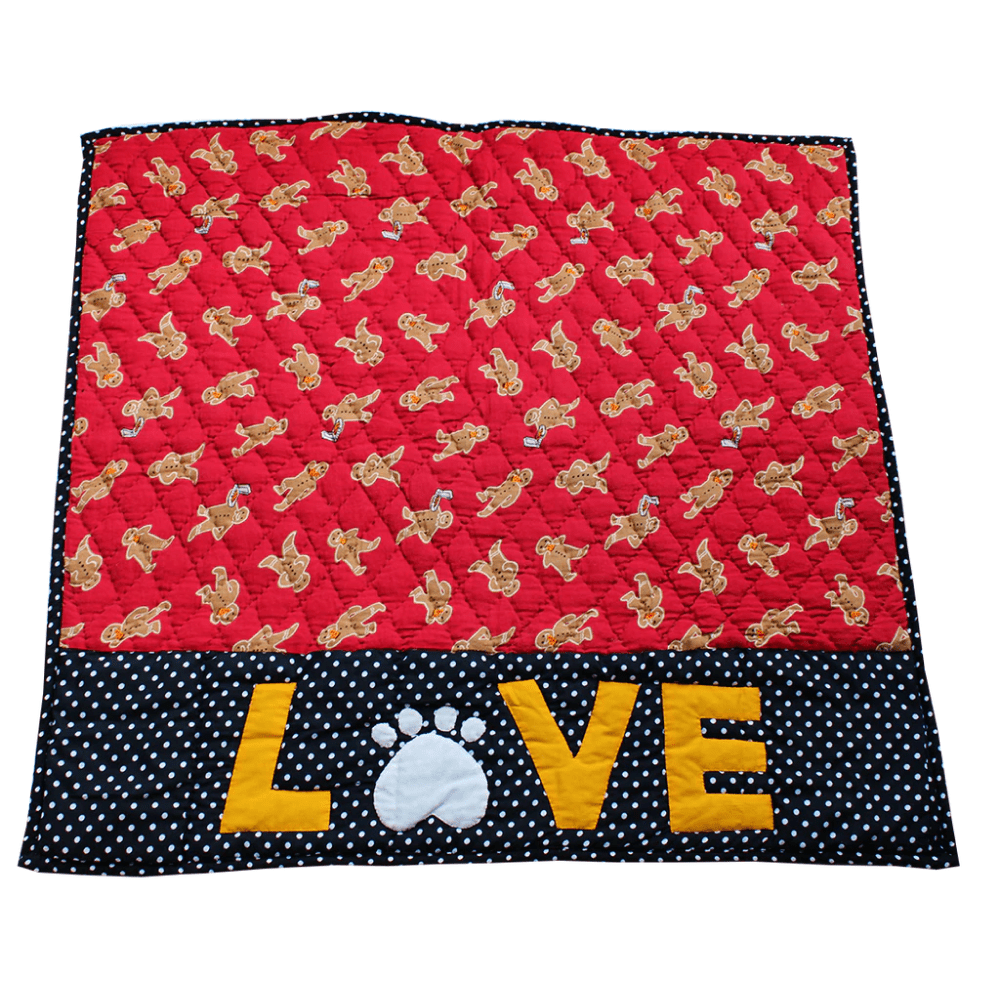 Lana Paws Gingerbread Man Snug Blanket for Dogs
