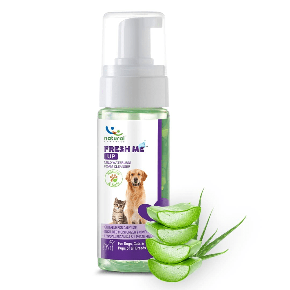Natural Remedies Fresh Me Up Waterless Dry Shampoo for Dogs and Cats Both-Grooming Supplies Natural Remedies