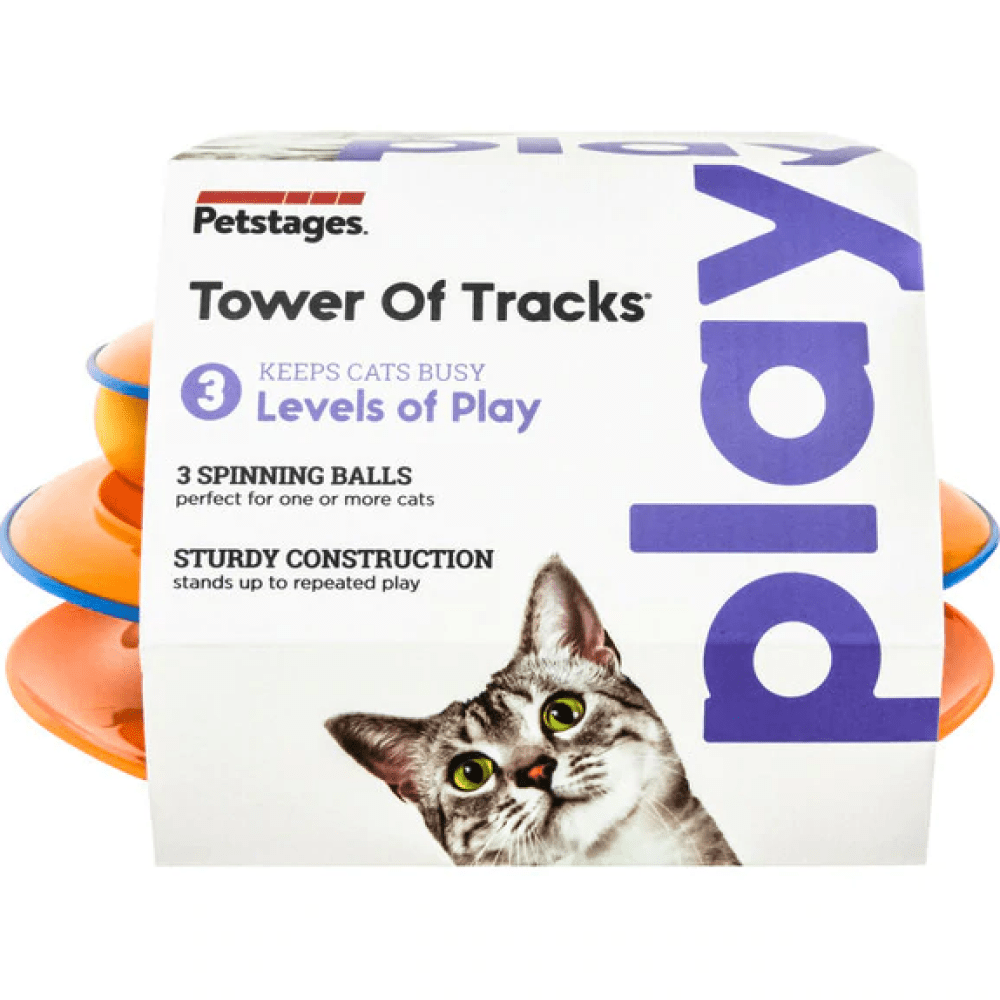 Outward Hound Tower of Track Three Level Active Toy for Cats